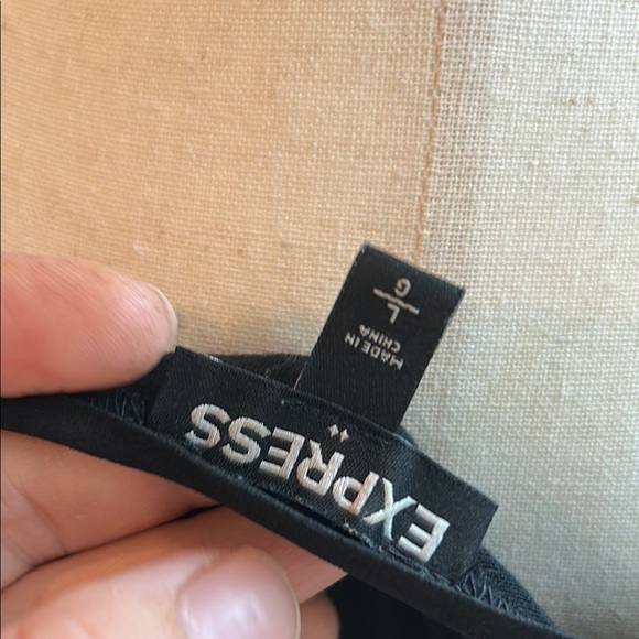 Express Black Embellished Women's Tank Top- Size Large - Picture 6 of 9